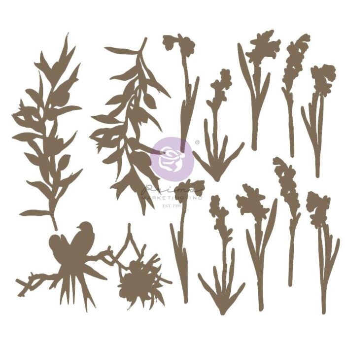 Sharon Viv Chipboard Die-Cuts Bloom
