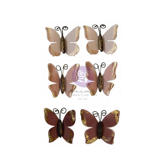 Prima Marketing Sharon Viv Paper Flowers Butterfly Chase