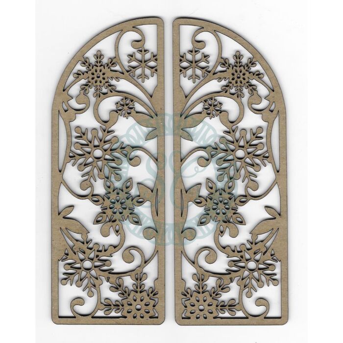 Scrapaholics Laser Cut Chipboard 2mm Thick Winter Gate