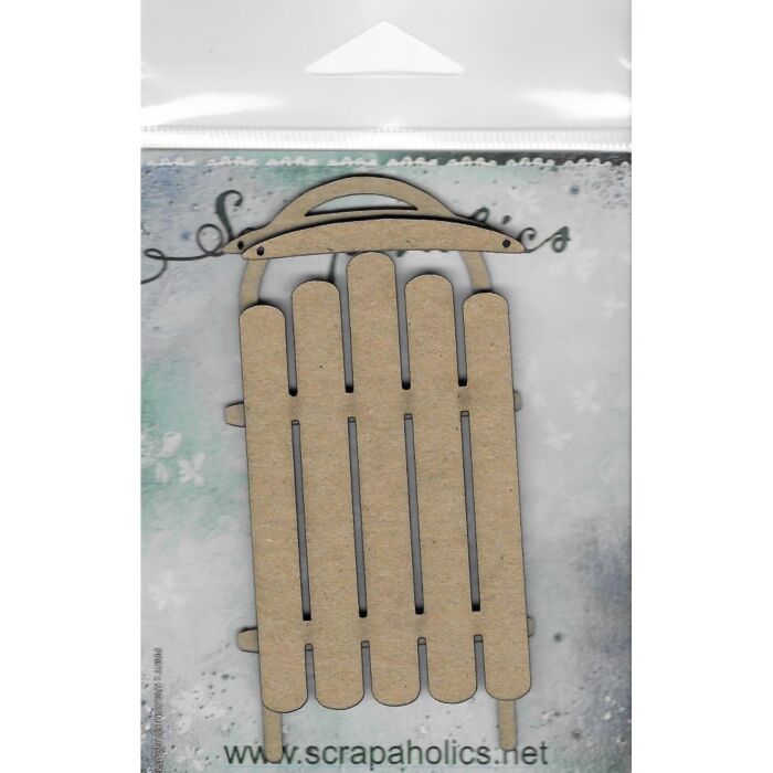 Scrapaholics Laser Cut Chipboard 2mm Thick Layered Sled