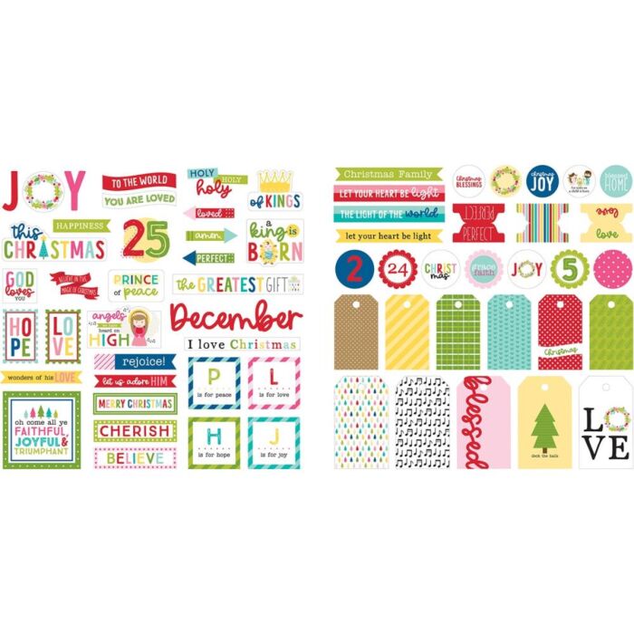 Bella Blvd Cardstock Ephemera Words