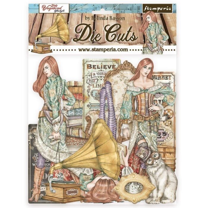 Stamperia Die-Cuts Lady Vagabond Lifestyle