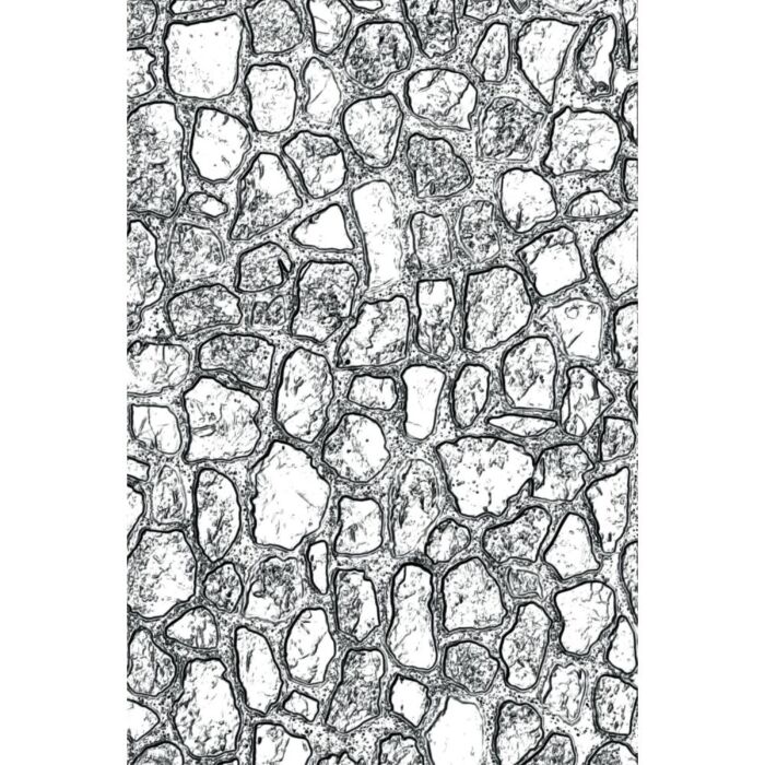 Sizzix 3D Texture Fades Embossing Folder By Tim Holtz Mini Cobblestone