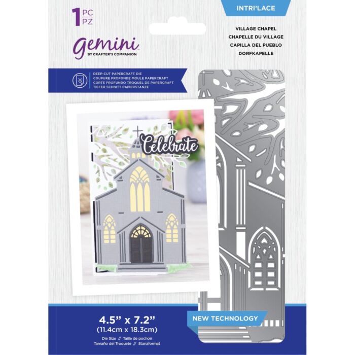 Crafter's Companion Gemini Intri'Lace Die Village Chapel