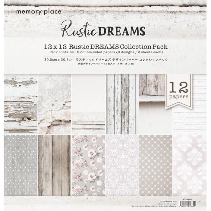 Memory Place Collection Pack 12"X12" Rustic Dreams