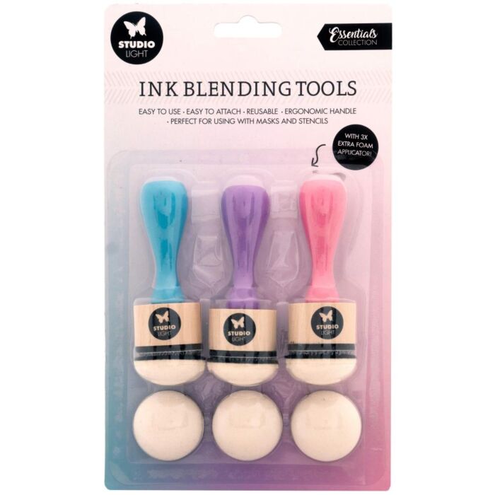 Studio Light Ink Blending Tools 3/Pkg Nr. 01