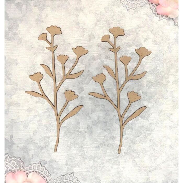 Scrapaholics Laser Cut Chipboard 2mm Thick-Botanicals 8