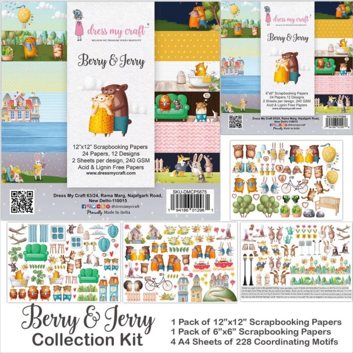 Dress My Craft Collection Kit Berry & Jerry