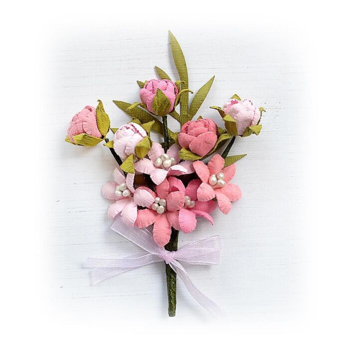 Little Birdie Dillan Paper Bouquet 1/Pkg-Celebrate Life