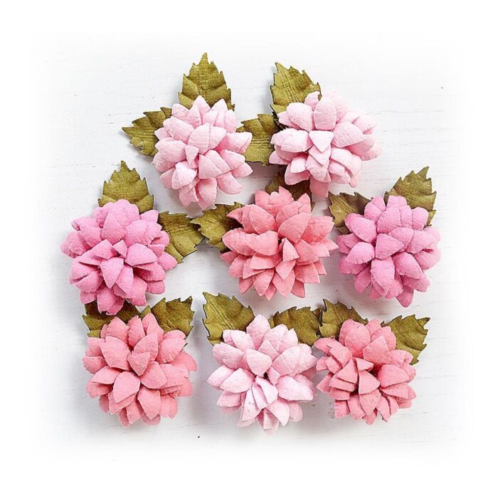 Little Birdie Julita Paper Flowers 8/Pkg-Celebrate Life