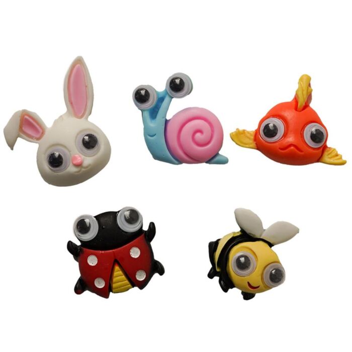 Buttons Galore Flatbackz Embellishments-Bug Eyes