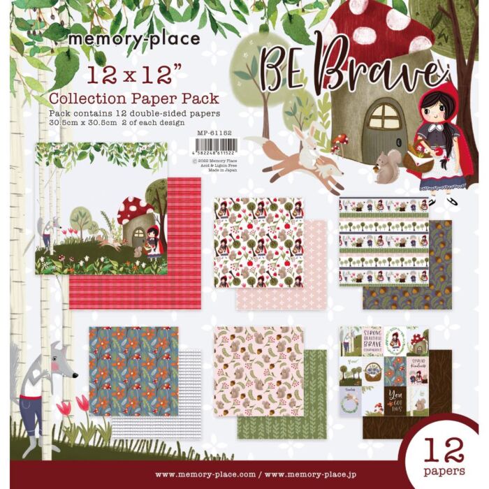 Memory Place Collection Pack 12"X12" Be Brave