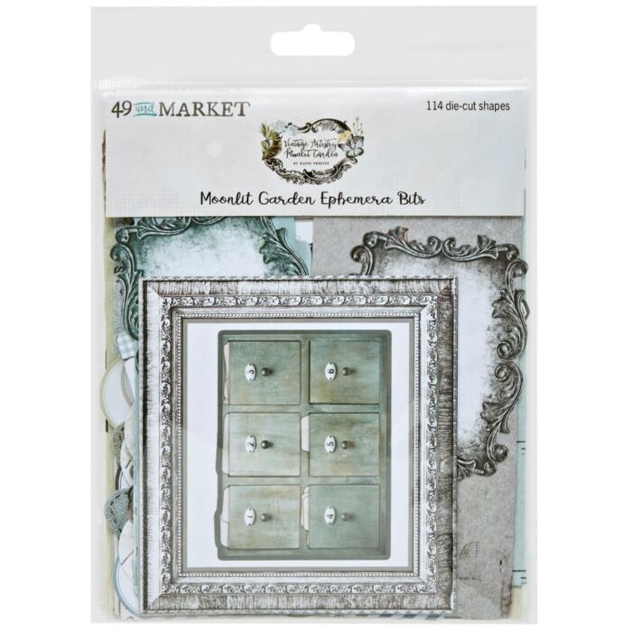 49 And Market Ephemera Bits Vintage Artistry Moonlit Garden