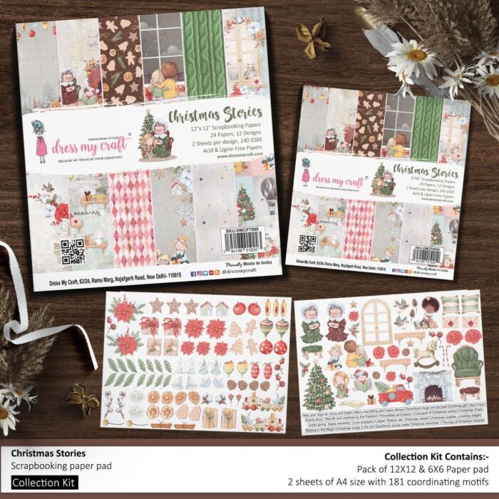 Dress My Craft Collection Kit-Christmas Stories