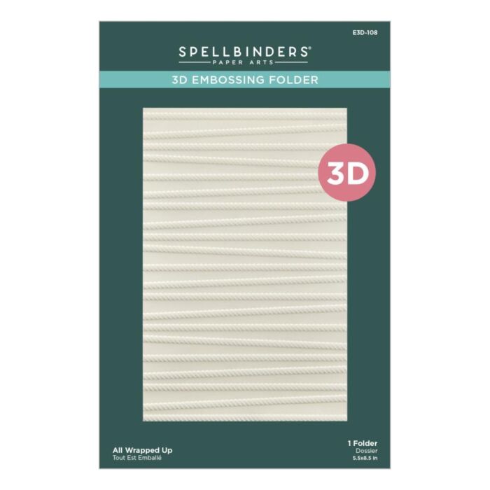 Spellbinders 3D Embossing Folder Dancin' Christmas Friends-All Wrapped Up