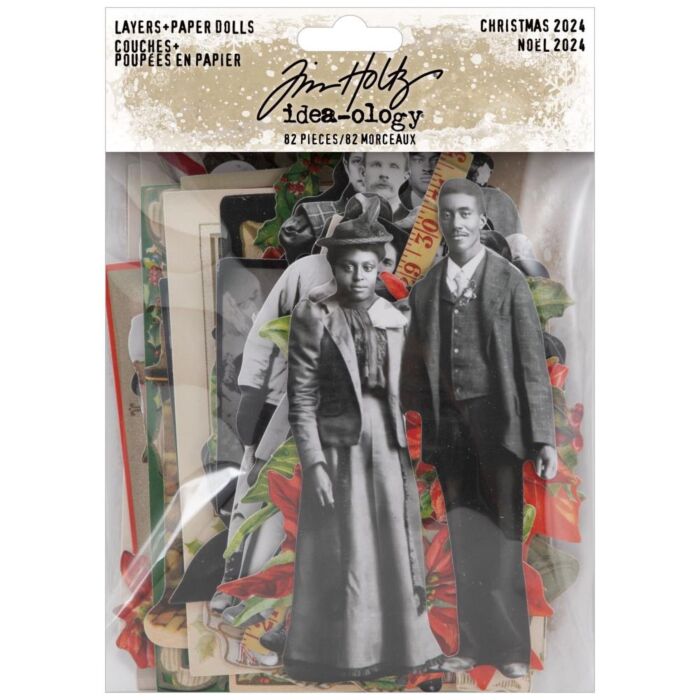 Tim Holtz Idea-ology-Layers + Paper Dolls Christmas 2024