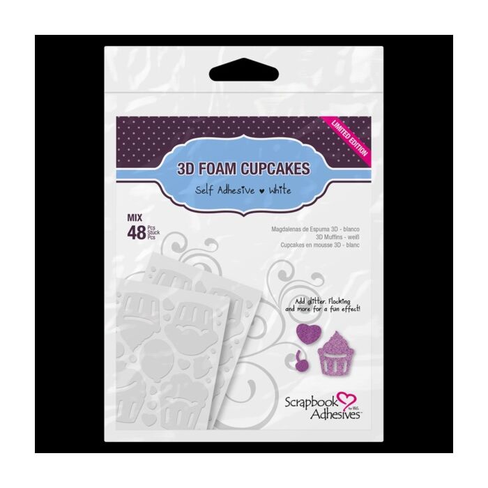 Scrapbook Adhesives 3D Foam Cupcakes