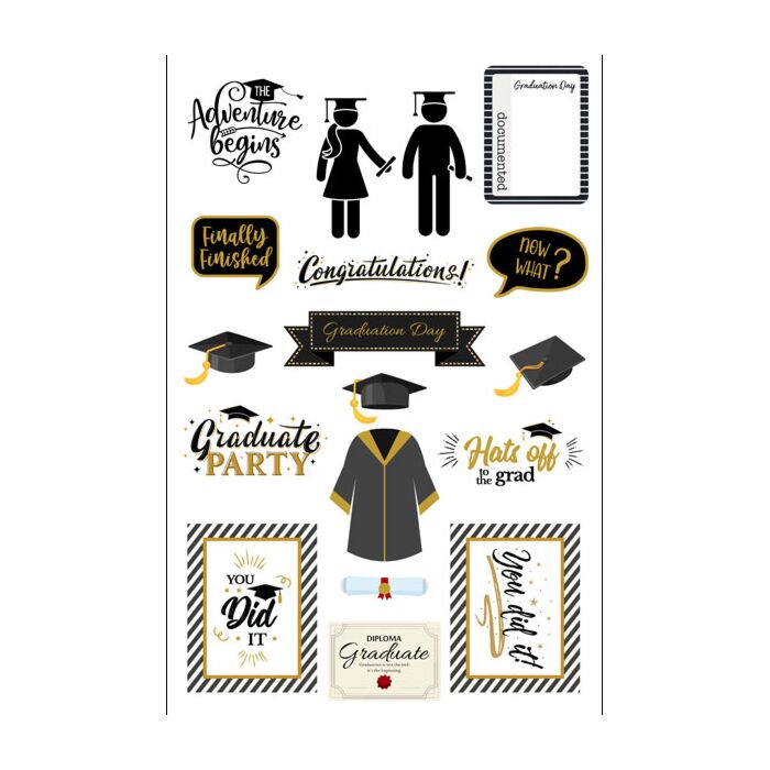 Graduation Embellishments - Embellishment Cut-Outs