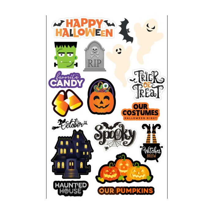 Scrapbook Customs Halloween Embellishment Cut-Outs