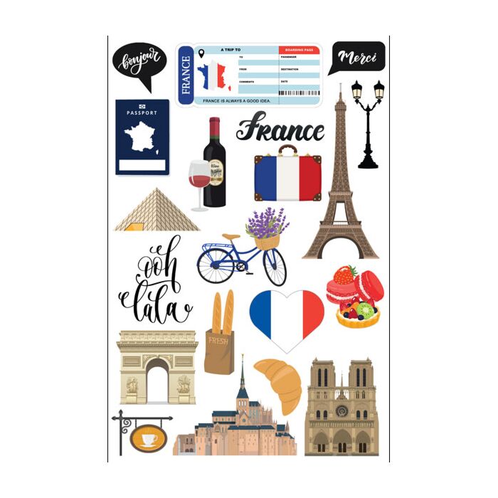 Scrapbook Customs France Embellishment