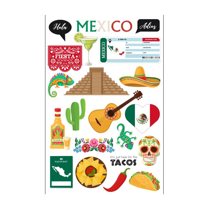 Scrapbook Customs Mexico Embellishment