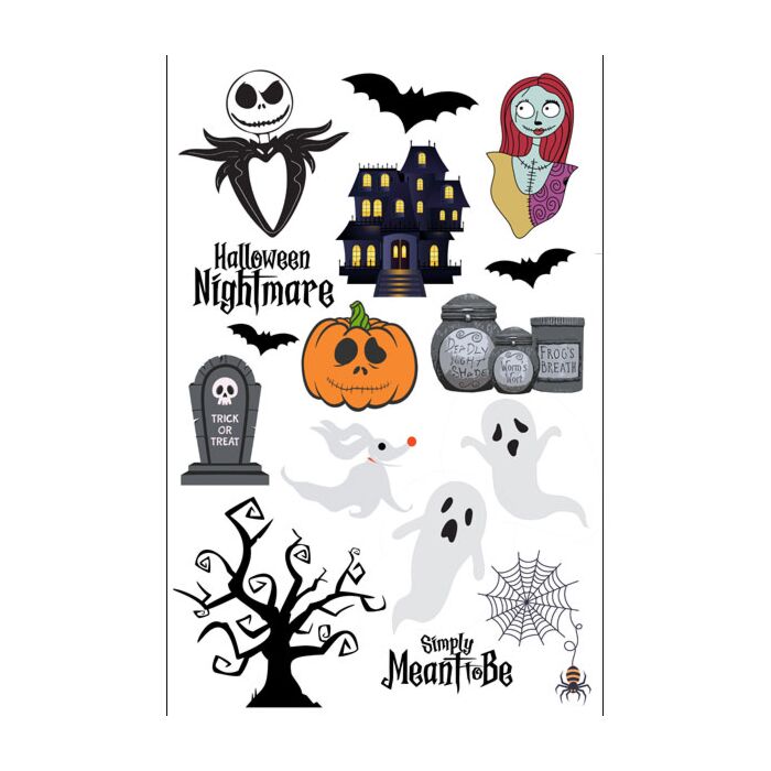 Scrapbook Customs Embellishments - Skeleton Halloween