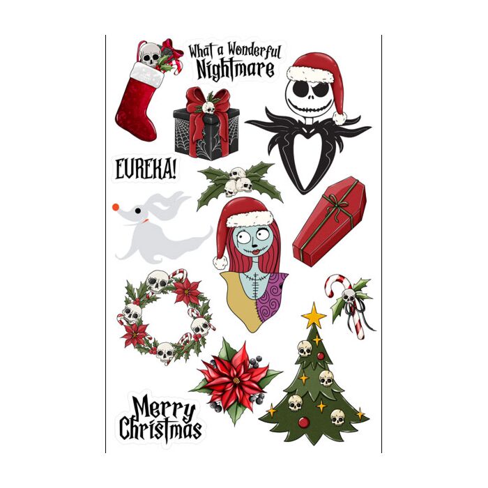 Scrapbook Customs Embellishments - Creepy Christmas