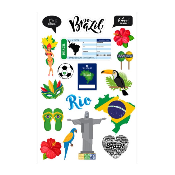Preorder Scrapbook Customs Brazil Embellishments