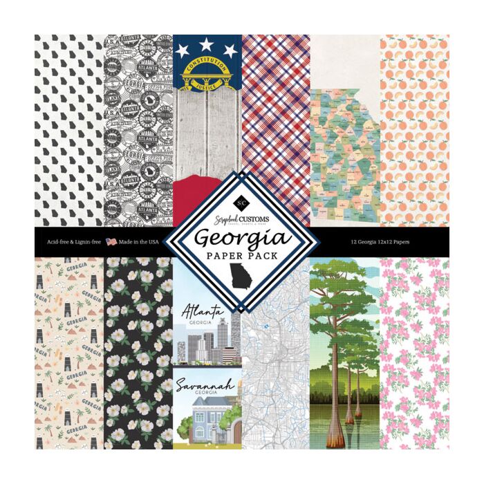 Scrapbook Customs 12x12 DS Paper Pack - Georgia