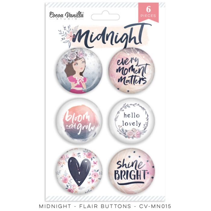 Cocoa Vanilla Studio Flair Buttons