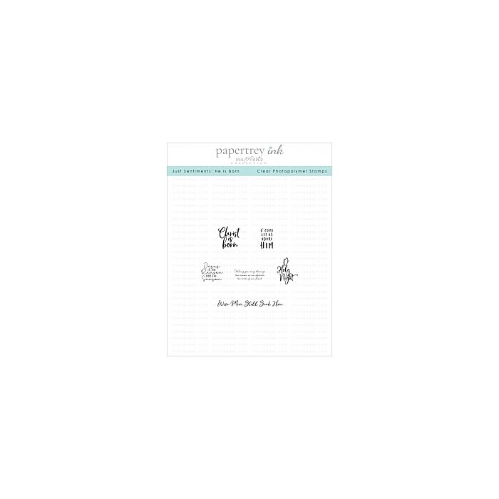 Just Sentiments: He is Born Mini Stamp Set