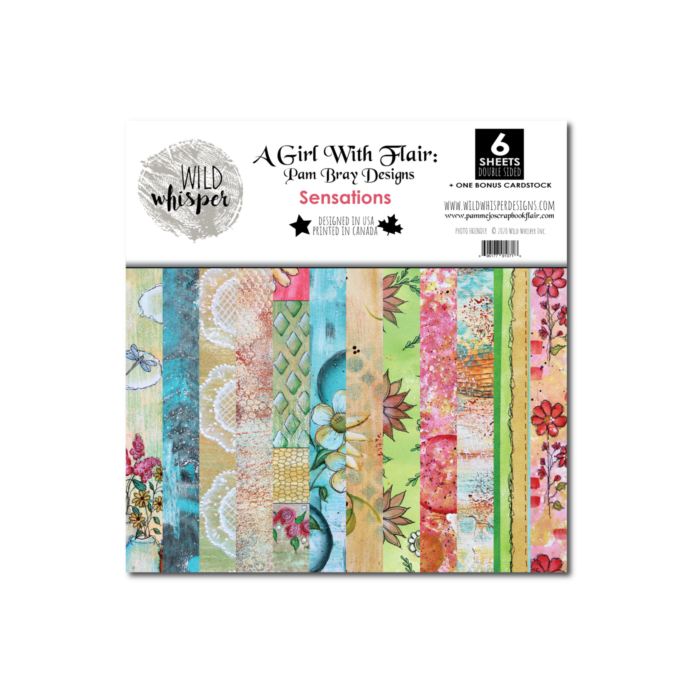 Wild Whisper - PAM BRAY SENSATIONS - 12X12 PAPER PACK *Discontinued*