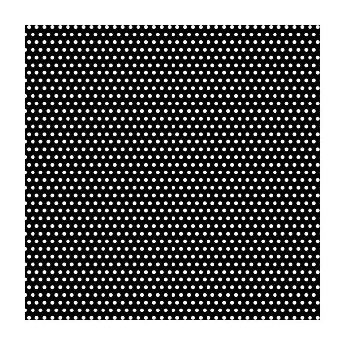 Scrapbook Customs - White Dot on Black Paper 12 x 12