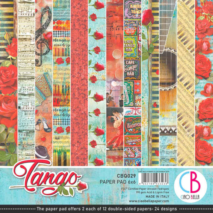 TANGO PAPER PAD 6"X6" 24/PKG