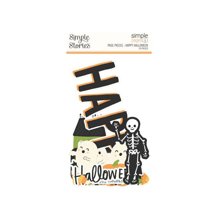 SIMPLE PAGES PAGE PIECES - HAPPY HALLOWEEN