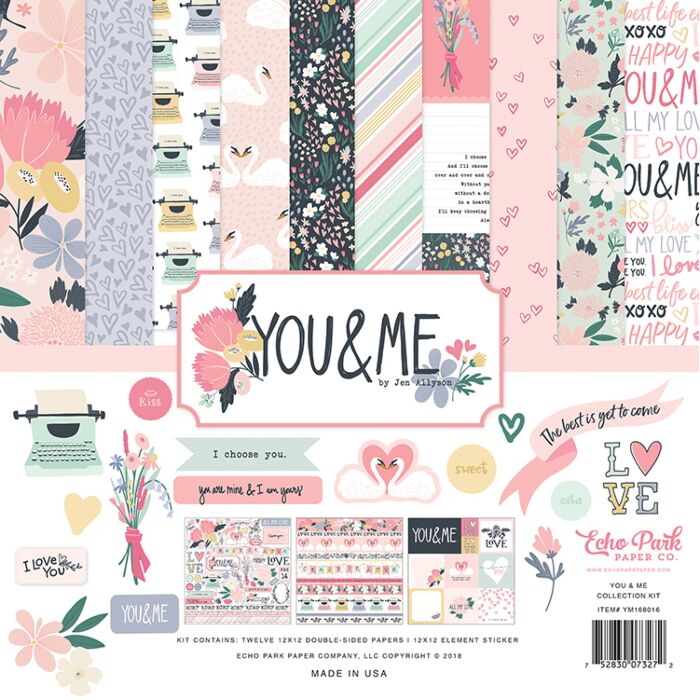 Echo Park - You and Me Collection - 12 x 12 Collection Kit