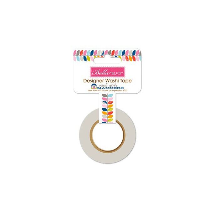 Bella Blvd - Mind your Manners Collection - Washi Tape - Leaf an Impression