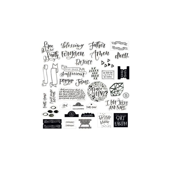 BELLA BLVD: Faith > Fear - Ephemera Die Cuts