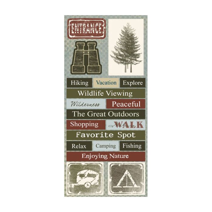 Scrapbook Customs - National Parks Sticker
