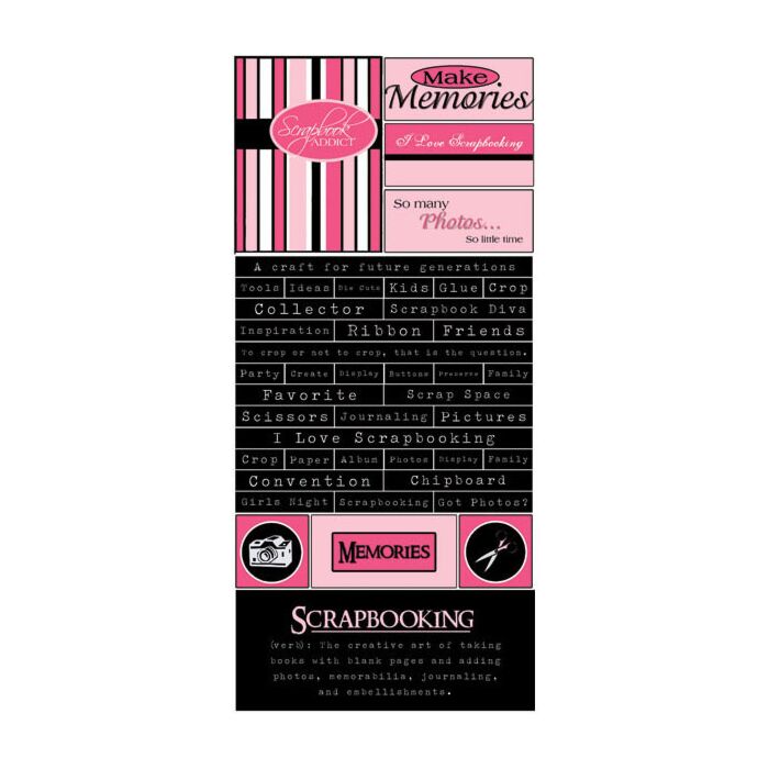 Scrapbook Customs - Scrapbooking Phrases Sticker