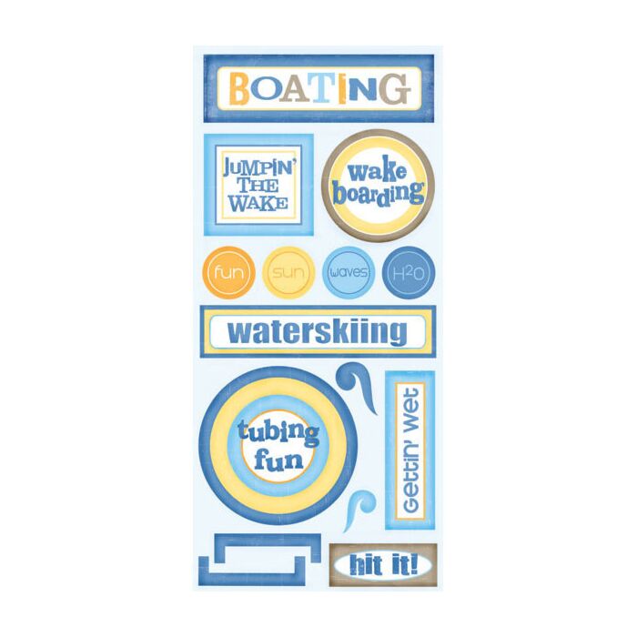 Scrapbook Customs - Boating Sticker