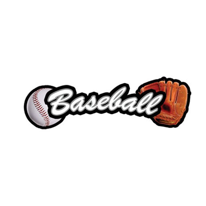 Scrapbook Customs Baseball - Sport Topper Sticker
