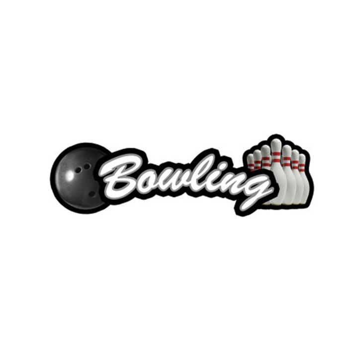 Scrapbook Customs Bowling - Sport Topper Sticker