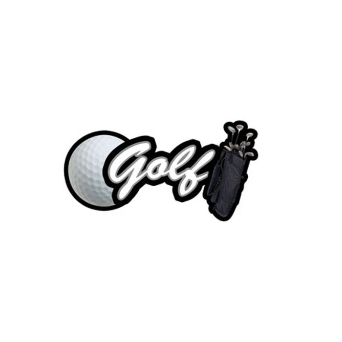 Scrapbook Customs Golf - Sport Topper Sticker