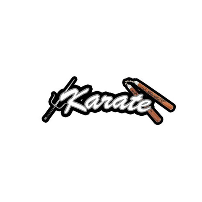 Scrapbook Customs Karate - Sport Topper Sticker