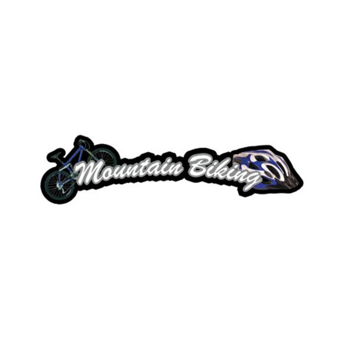 Scrapbook Customs Mountain Biking - Sport Topper Sticker