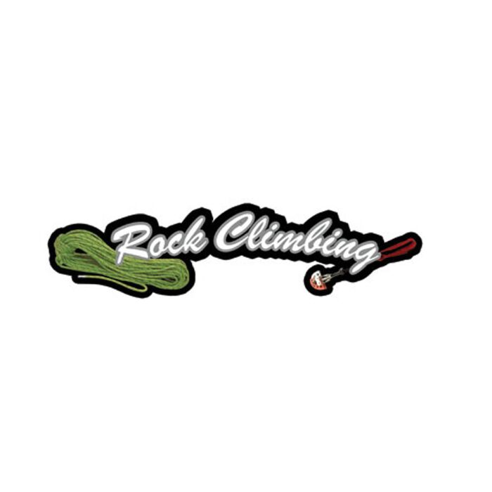 Scrapbook Customs Rock Climbing - Sport Topper Sticker