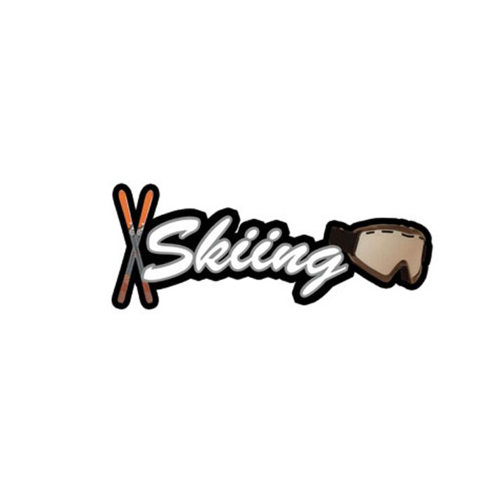 Scrapbook Customs Skiing - Sport Topper Sticker