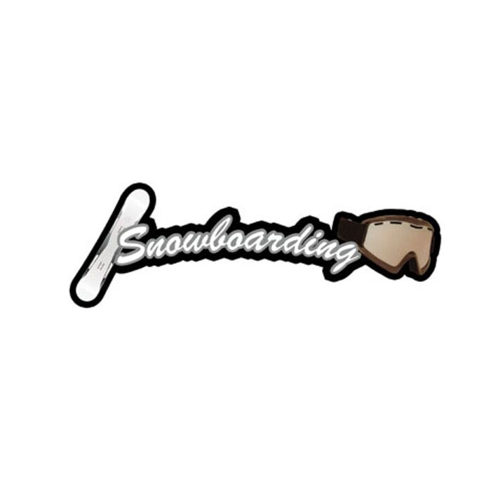Scrapbook Customs Snowboarding - Sport Topper Sticker