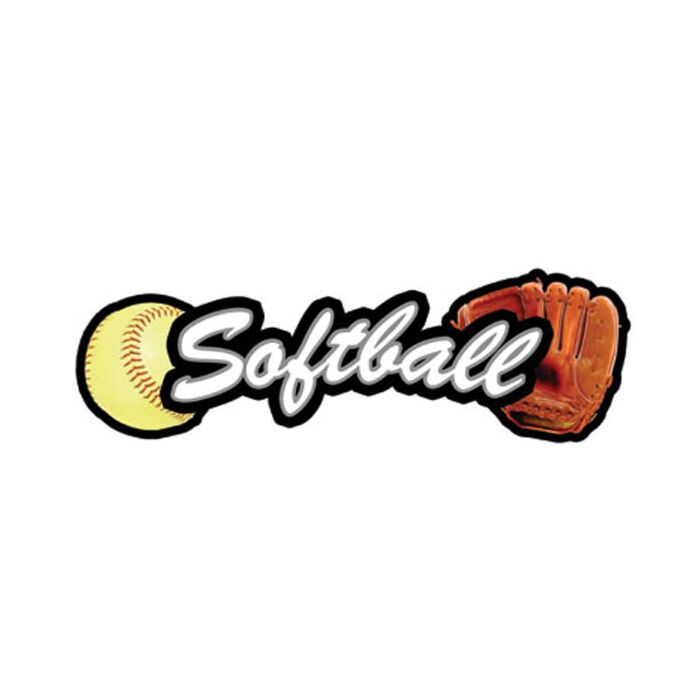 Scrapbook Customs Softball - Sport Topper Sticker